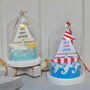 Personalised Sail Boat Decorative Dome, thumbnail 9 of 9