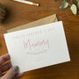 Happy Mother's Day Mummy Botanical Card, thumbnail 4 of 4
