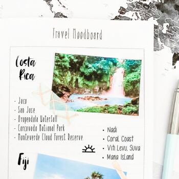 Personalised Travel Journal | Passport Stamps, 4 of 9