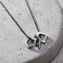 Men's Mini Geometric Necklace, thumbnail 2 of 9