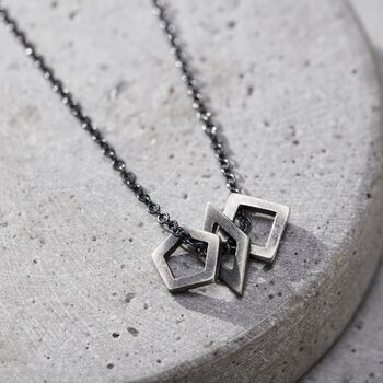 Men's Mini Geometric Necklace, 2 of 9