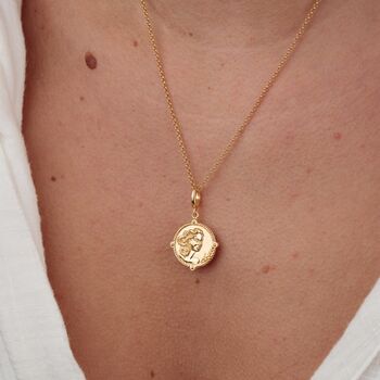 18ct Gold Demeter Goddess Of Fertility And Nature Necklace, 4 of 7