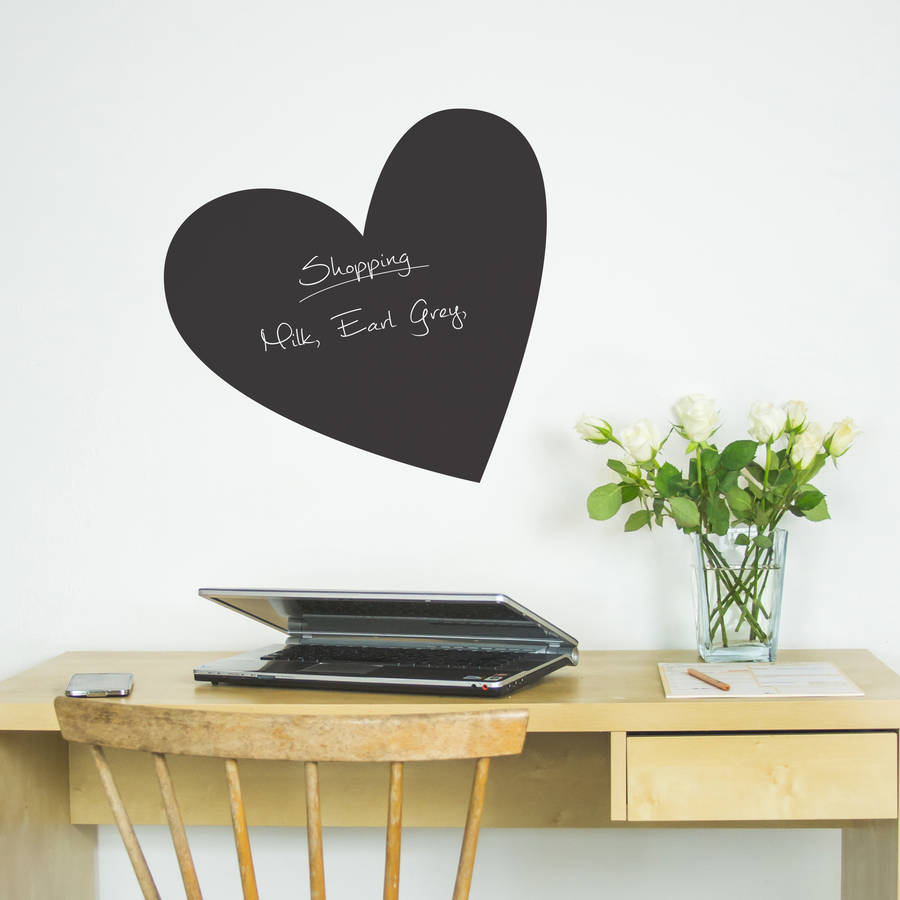 Heart Chalkboard Sticker By Nutmeg Wall Stickers
