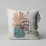 Cushion Cover Ancient Greek Abstract Face Pattern, thumbnail 1 of 7