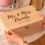 Personalised Mr And Mrs Keepsake Box Gift, thumbnail 2 of 4