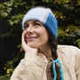 Colour Block Angora Knit Beanie Hat, thumbnail 1 of 12