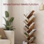 Eight Tier Tree Bookshelf Bookcase Shelving Unit, thumbnail 3 of 7