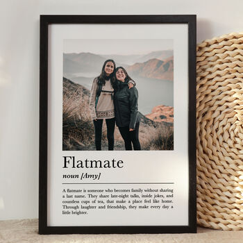 Personalised Flatmate Print, Gift For Roommate, 4 of 7