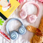 Personalised Adjustable Initial Childrens Wireless Headphones, thumbnail 1 of 2