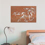 Fiery Steed Flaming Metal Horse Silhouette Wall Art, thumbnail 1 of 10