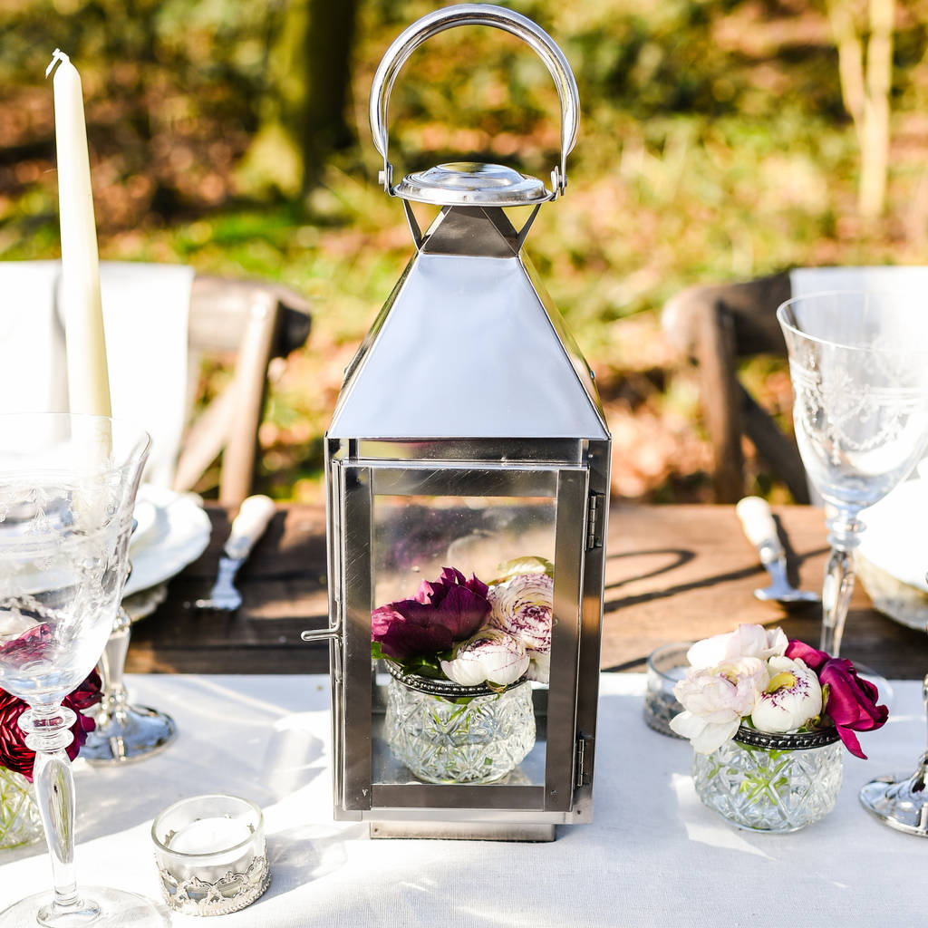 Silver Lantern For Weddings By The Wedding of my Dreams