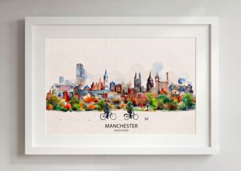 Manchester Skyline Illustration, 3 of 4