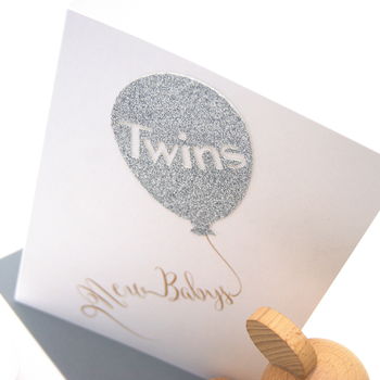It's Twins New Baby's Card, 3 of 4