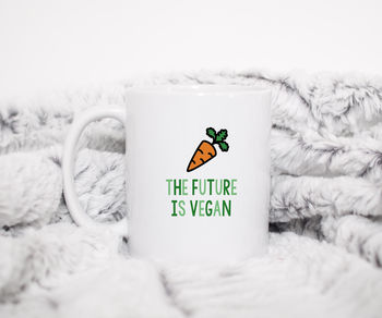 Funny Vegan Mug: The Future Is Vegan, 2 of 4