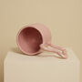 Pink Handmade Ceramic Mug With Wiggle Handle, thumbnail 2 of 6