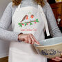 Personalised Robin Christmas Apron, thumbnail 6 of 8