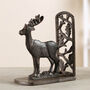 Vintage Cast Iron Stag Bookends, thumbnail 4 of 8