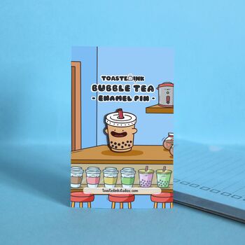 Bubble Tea Enamel Pin | Cute Pin Badges, 5 of 5