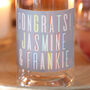 Personalised 'Congratulations' Gin, Vodka Or Whisky, thumbnail 4 of 4