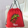 Personalised Chameleon Drawstring Pe Kit Bag, thumbnail 2 of 5