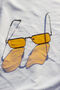 Orange Nose Bridge Angular Rectangle Aviator Sunglasses, thumbnail 1 of 8