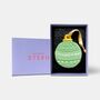 Personalised Green Bauble Letterbox Cookie, thumbnail 5 of 11