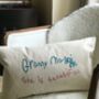 Personalised Child's Drawing On Cushion, thumbnail 2 of 4
