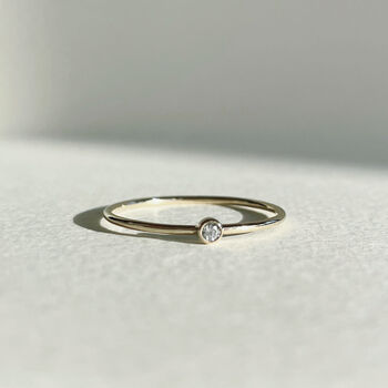 Tiny Gemstone Ring, 3 of 4