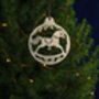 Handmade Brass Christmas Tree Decorations – The Festive Cheer Collection, thumbnail 5 of 11