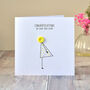 'Baby Bump' Pregnancy Celebration Card, thumbnail 1 of 4
