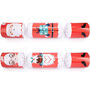 Santa Racing Christmas Crackers Set Of Six, thumbnail 3 of 5