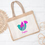 Personalised Bird Mini Tote Shopping Bag, thumbnail 1 of 2