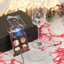 Christmas Reindeer Champagne Flute With Chocolate And Decoration Gift Set, thumbnail 2 of 7