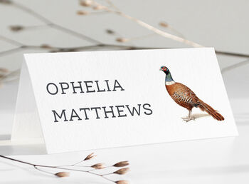 Bird Themed Wedding Place Cards, 2 of 8