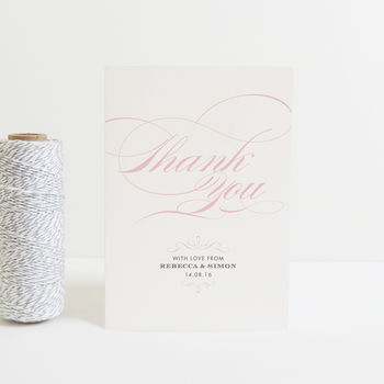 Olivia Personalised Thank You Cards, 2 of 2