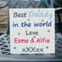 Personalised Fathers Day Card Showing Dad Or Daddy, thumbnail 1 of 2