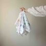 Organic Cotton Handkerchiefs, Family Pack Of Nine, thumbnail 9 of 12