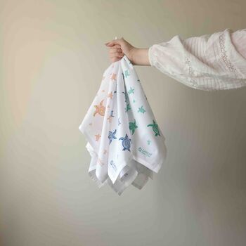Organic Cotton Handkerchiefs, Family Pack Of Nine, 9 of 12