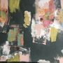 Painterly Abstract Wallpaper Black + Blush, thumbnail 5 of 6