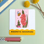 August Magnetic Birth Flower Bookmark Gladiolus, thumbnail 1 of 7