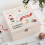 Personalised Children's Santa Christmas Eve Wooden Box, thumbnail 7 of 10