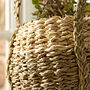 Seagrass Hanging Basket Planter, thumbnail 3 of 5