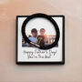 Father's Day Personalised Men's Leather Bracelet With Photobox, thumbnail 2 of 8