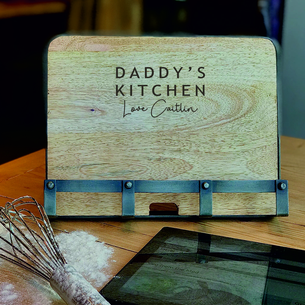 Personalised Kitchen Cookbook Or Tablet Stand, 1 of 2
