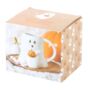 Ghost Shaped Mug With Pumpkin, thumbnail 4 of 4