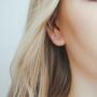 Serotonin Stud Earrings, Gift For Happiness, thumbnail 1 of 5