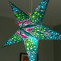 Teal Paper Star Decoration, thumbnail 6 of 9