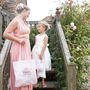 Personalised Rose Wedding Flower Girl Bag, thumbnail 2 of 4