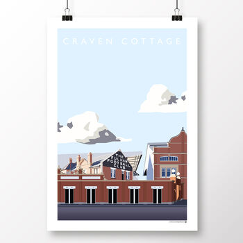 Fulham Fc Craven Cottage Poster, 2 of 8
