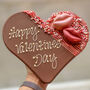 Large Cupid's Bow Chocolate Heart, thumbnail 2 of 4